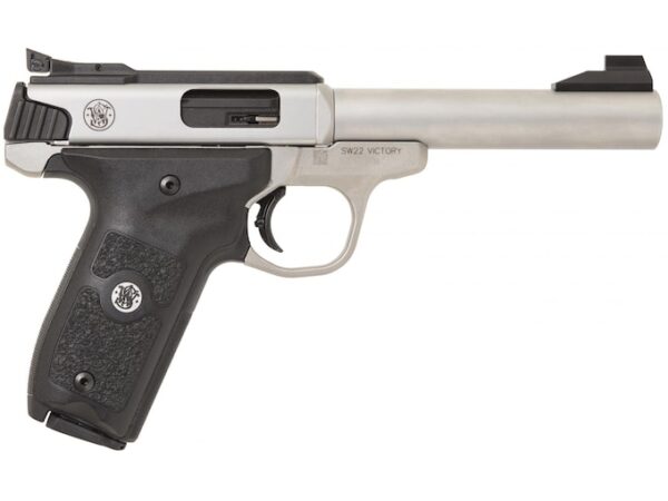 Smith & Wesson SW22 Victory Target Semi-Automatic Pistol 22 Long Rifle 5.5" Barrel 10-Round Stainless Black For Sale