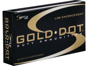 Speer Gold Dot Ammunition 300 AAC Blackout 210 Grain Gold Dot Bonded Soft Point Box of 20 For Sale