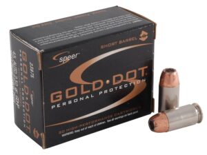 Speer Gold Dot Short Barrel Ammunition 45 ACP 230 Grain Jacketed Hollow Point For Sale