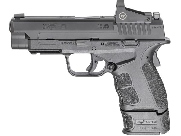 Springfield Armory XD-S MOD.2 OSP Semi-Automatic Pistol 9mm Luger 4″ Barrel 9-Round with Crimson Trace Red Dot Black For Sale
