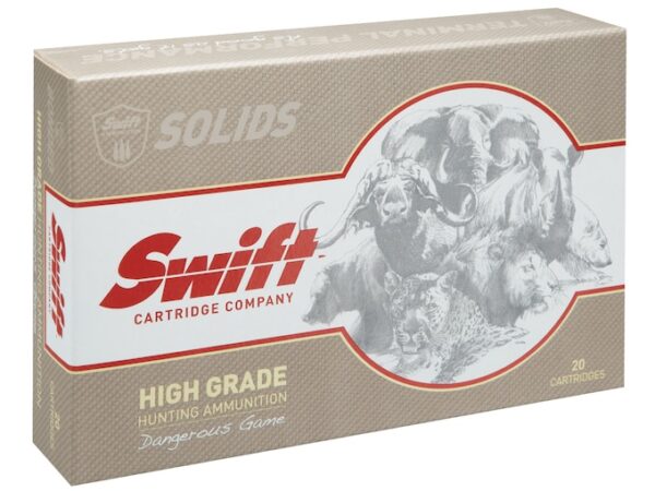 Swift High Grade Dangerous Game Hunting Ammunition 416  Rigby 400 Grain Swift Break-Away Box of 20 For Sale