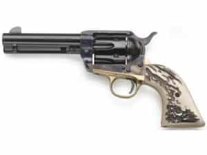 Taylor's & Company 1873 Cattleman Revolver 45 Colt (Long Colt) 4.75" Barrel 6-Round Blued Stag For Sale