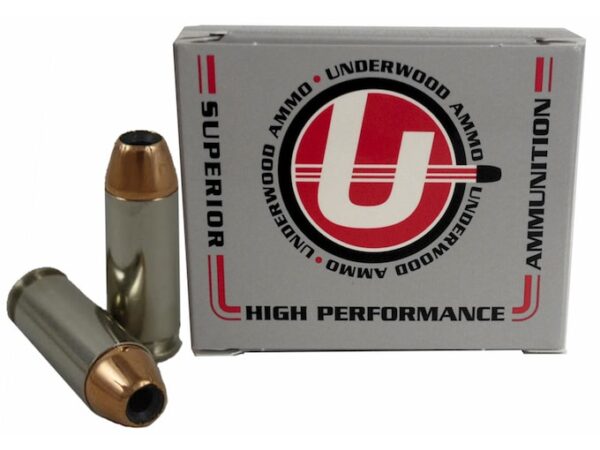 Underwood Ammunition 10mm Auto 135 Grain Jacketed Hollow Point Box of 20 For Sale