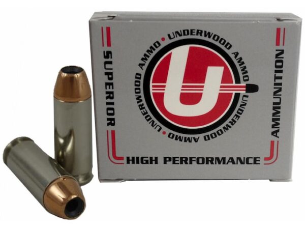 Underwood Ammunition 10mm Auto 180 Grain Jacketed Hollow Point Box of 20 For Sale