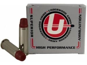Underwood Ammunition 38 Special 158 Grain Lead Semi-Wadcutter Hollow Point Gas Check Box of 20 For Sale