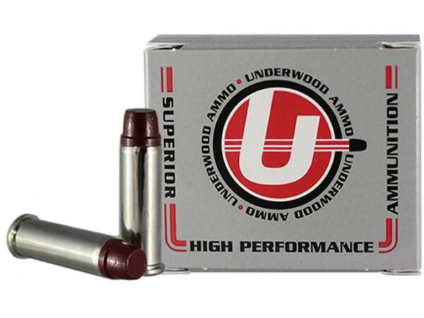 Underwood Ammunition 38 Special +P 158 Grain Hard Cast Lead Flat Nose Box of 20 For Sale
