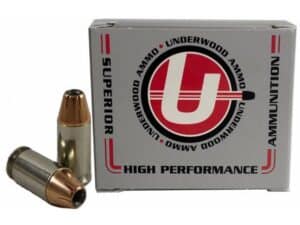Underwood Ammunition 380 ACP 90 Grain Hornady XTP Jacketed Hollow Point Box of 20 For Sale