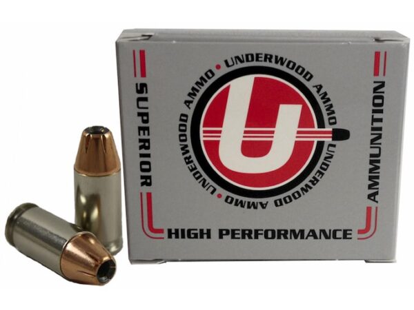 Underwood Ammunition 380 ACP +P 90 Grain Hornady XTP Jacketed Hollow Point Box of 20 For Sale