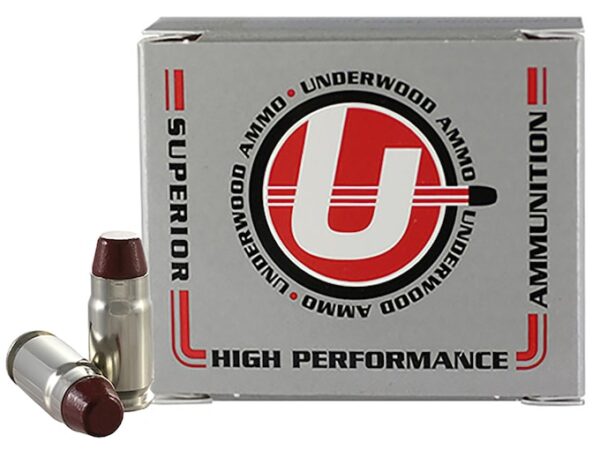 Underwood Ammunition 40 Super 220 Grain Hard Cast Flat Nose Box of 20 For Sale