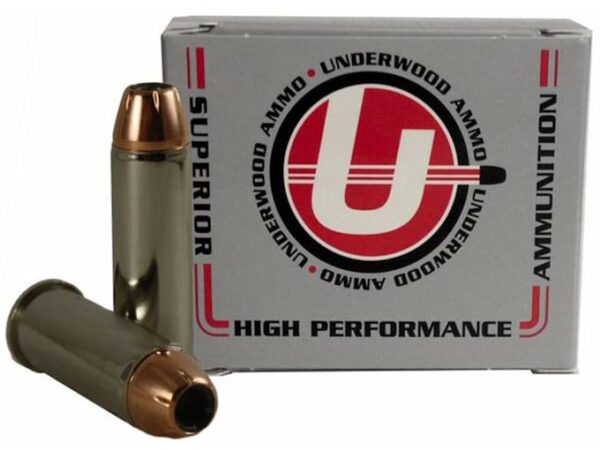 Underwood Ammunition 44 Remington Magnum 180 Grain Hornady XTP Jacketed Hollow Point Box of 20 For Sale