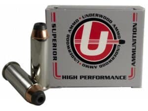 Underwood Ammunition 44 Remington Magnum 300 Grain Jacketed Hollow Point Box of 20 For Sale