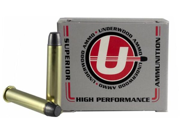 Underwood Ammunition 45-70 Government 430 Grain Hard Cast Lead Long Flat Nose Gas Check Box of 20 For Sale