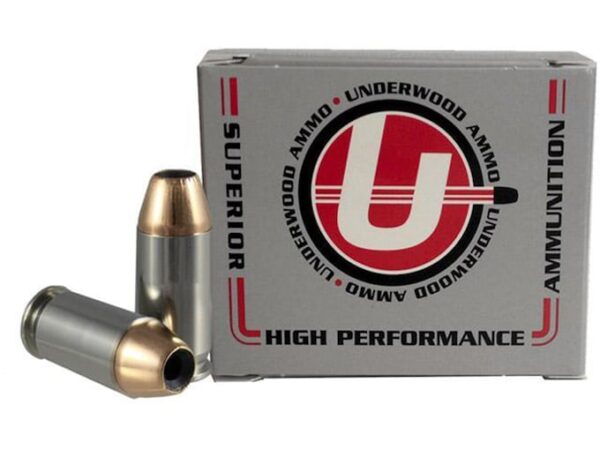 Underwood Ammunition 45 ACP +P 230 Grain Jacketed Hollow Point Box of 20 For Sale