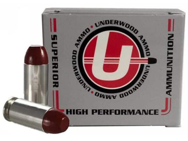 Underwood Ammunition 45 ACP +P 255 Grain Hard Cast Flat Nose Box of 20 For Sale