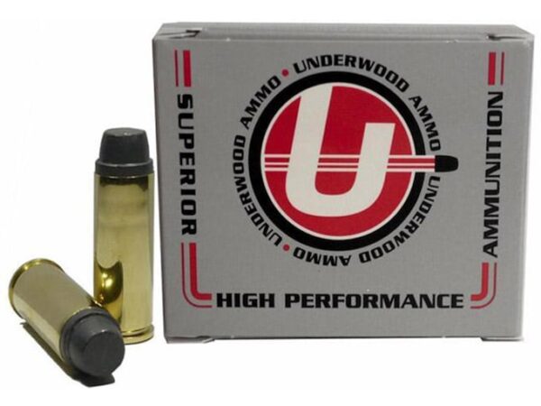 Underwood Ammunition 45 Colt (Long Colt) 255 Grain Lead Keith-Type Semi-Wadcutter Gas Check Box of 20 For Sale