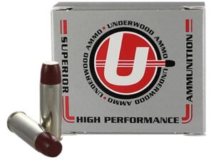 Underwood Ammunition 45 Colt (Long Colt) +P 325 Grain Lead Long Flat Nose Gas Check Box of 20 For Sale