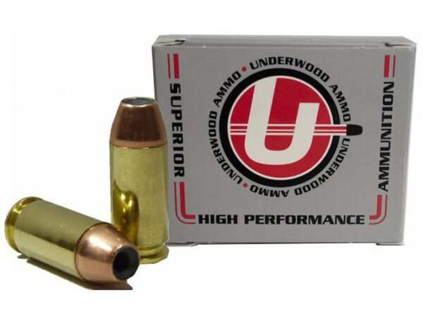 Underwood Ammunition 460 Rowland 185 Grain Jacketed Hollow Point Box of 20 For Sale