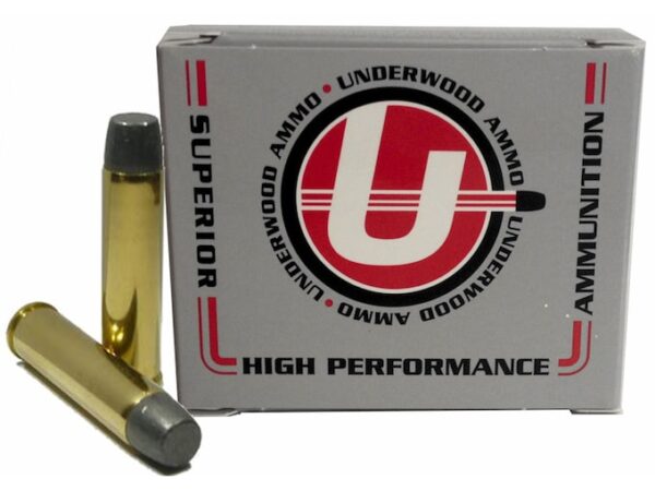 Underwood Ammunition 460 S&W Magnum 360 Grain Lead Long Flat Nose Gas Check Box of 20 For Sale