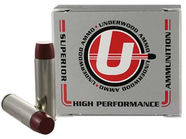 Underwood Ammunition 500 Auto Max 440 Grain Hard Cast Lead Flat Nose Gas Check Box of 20 For Sale