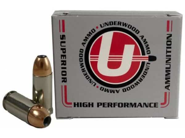 Underwood Ammunition 9mm Luger 115 Grain Jacketed Hollow Point Box of 20 For Sale