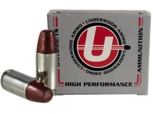 Underwood Ammunition 9mm Luger +P 147 Grain Hard Cast Flat Nose Box of 20 For Sale