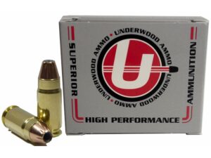 Underwood Ammunition 9x25mm Dillon 124 Grain Hornady XTP Jacketed Hollow Point Box of 20 For Sale