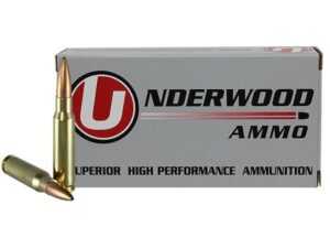 Underwood Match Grade Ammunition 308 Winchester 168 Grain Hollow Point Boat Tail Box of 20 For Sale