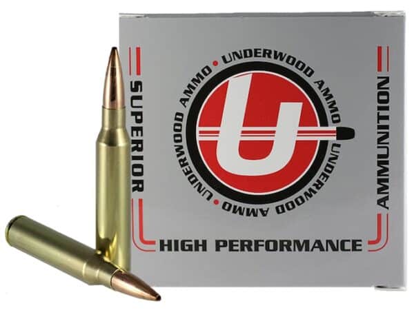 Underwood Match Grade Ammunition 338 Lapua Magnum 300 Grain Hollow Point Boat Tail Box of 10 For Sale
