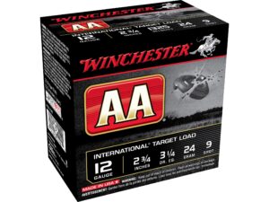 500 Rounds of Winchester AA InterNational Target Ammunition 12 Gauge 2-3/4″ 7/8 oz For Sale
