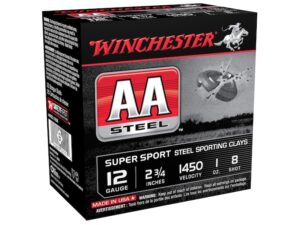 Winchester AA Super Sport Sporting Clays Ammunition 12 Gauge 2-3/4" 1 oz Non-Toxic Steel Shot For Sale