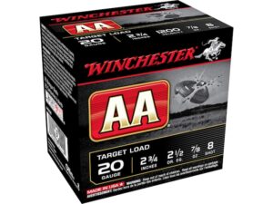 Winchester AA Target Ammunition 20 Gauge 2-3/4" 7/8 oz For Sale