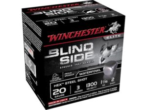 Winchester Blind Side Ammunition 20 Gauge 3" 1-1/16 oz Non-Toxic Steel Shot For Sale