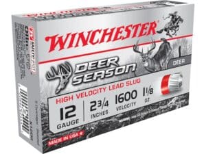 Winchester Deer Season Extreme Slug Ammunition 12 Gauge 2-3/4" 1-1/4 oz Slug Box of 5 For Sale