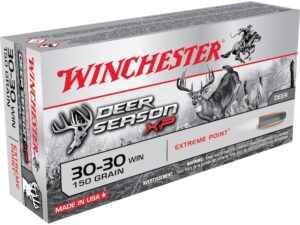 Winchester Deer Season XP Ammunition 30-30 Winchester 150 Grain Extreme Point Polymer Tip Box of 20 For Sale