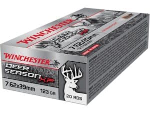 Winchester Deer Season XP Ammunition 7.62x39mm 123 Grain Extreme Point Polymer Tip Box of 20 For Sale