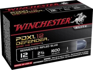 Winchester PDX1 Defender Ammunition 12 Gauge 2-3/4" 1 oz Segmenting Slug Box of 10 For Sale