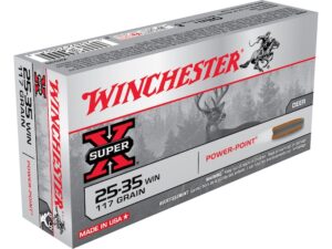 Winchester Super-X Ammunition 25-35 WCF 117 Grain Soft Point Box of 20 For Sale