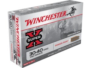 Winchester Super-X Ammunition 30-40 Krag 180 Grain Power-Point Box of 20 For Sale