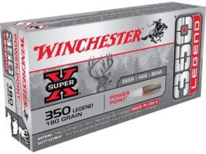Winchester Super-X Ammunition 350 Legend 180 Grain Power-Point Box of 20 For Sale