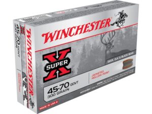 Winchester Super-X Ammunition 45-70 Government 300 Grain Jacketed Hollow Point Box of 20 For Sale