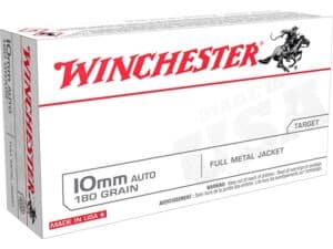 Winchester USA Ammunition 10mm Auto 180 Grain Full Metal Jacket For Sale