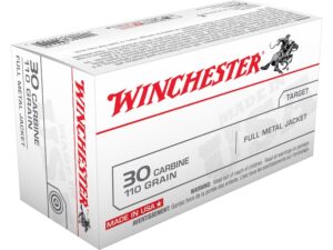 Winchester USA Ammunition 30 Carbine 110 Grain Full Metal Jacket For Sale