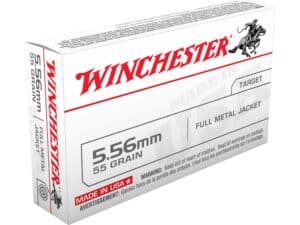 Winchester USA Ammunition 5.56x45mm NATO 55 Grain M193 Full Metal Jacket For Sale