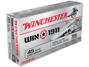 Winchester Win1911 Ammunition 45 ACP 230 Grain Full Metal Jacket For Sale