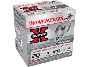 Winchester Xpert High Velocity Ammunition 20 Gauge 3" 7/8 oz #4 Non-Toxic Plated Steel Shot For Sale