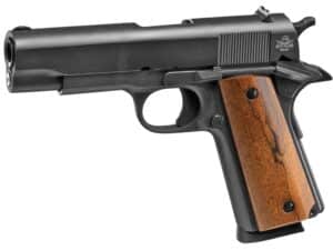 Armscor Rock Island GI Standard MS Semi-Automatic Pistol 45 ACP 4.25″ Barrel 8-Round Black Wood For Sale