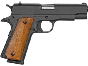 Armscor Rock Island GI Standard MS Semi-Automatic Pistol 45 ACP 4.25" Barrel 8-Round Black Wood For Sale