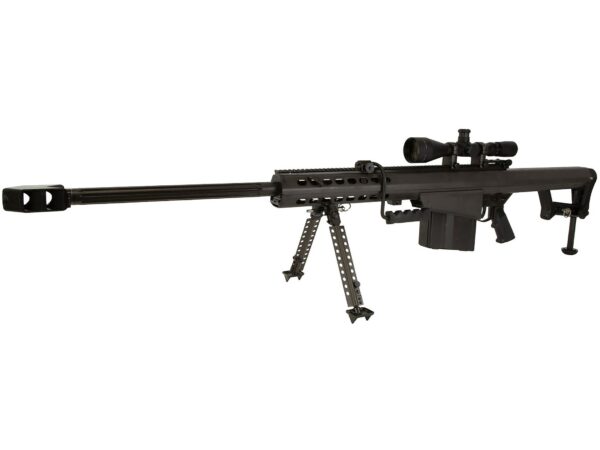 Barrett Firearms M107 Semi-Automatic Centerfire Rifle 50 BMG 29″ Fluted Barrel Matte and Black Pistol Grip With Scope For Sale