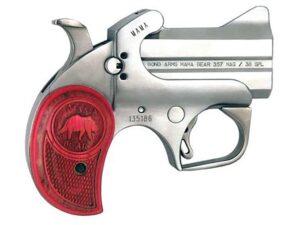 Bond Arms MAMA Bear Break Open Pistol 357 Magnum 2.5" Barrel 2-Round Stainless Pink For Sale