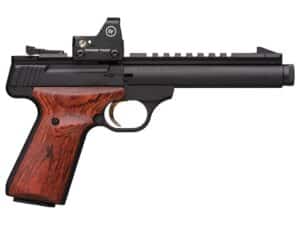 Browning Buck Mark Field Target Suppressor Ready Pistol 22 Long Rifle 5.5" Barrel 10-Round Black and Cocobolo For Sale